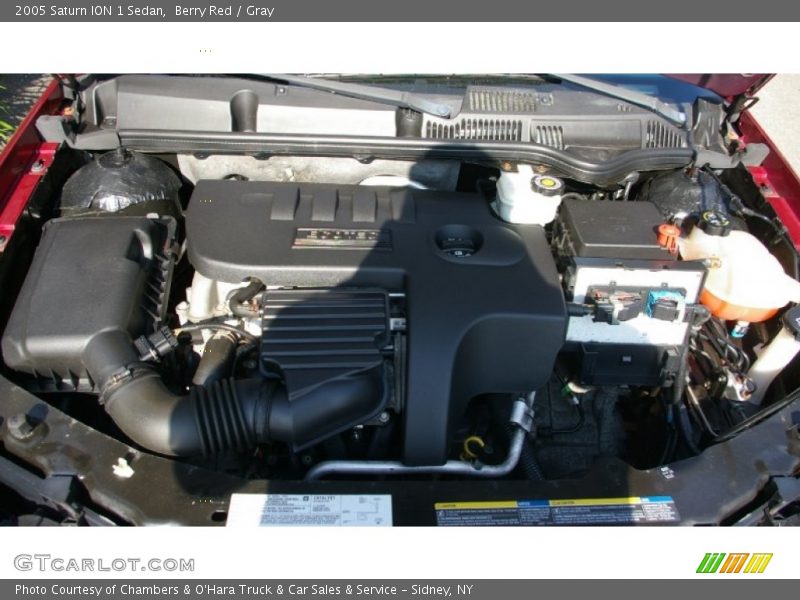 Berry Red / Gray 2005 Saturn ION 1 Sedan
