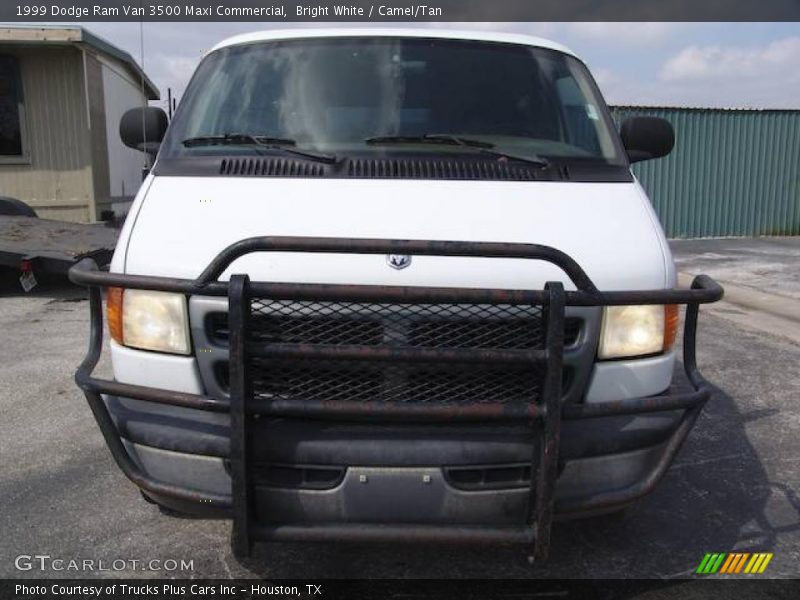 Bright White / Camel/Tan 1999 Dodge Ram Van 3500 Maxi Commercial