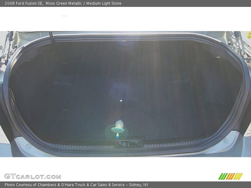 Moss Green Metallic / Medium Light Stone 2008 Ford Fusion SE