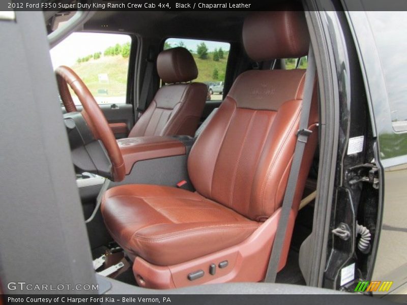Front Seat of 2012 F350 Super Duty King Ranch Crew Cab 4x4