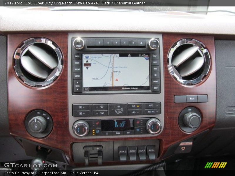 Controls of 2012 F350 Super Duty King Ranch Crew Cab 4x4