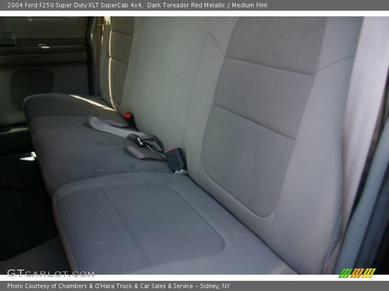 Dark Toreador Red Metallic / Medium Flint 2004 Ford F250 Super Duty XLT SuperCab 4x4