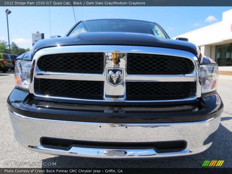Black / Dark Slate Gray/Medium Graystone 2012 Dodge Ram 1500 SLT Quad Cab