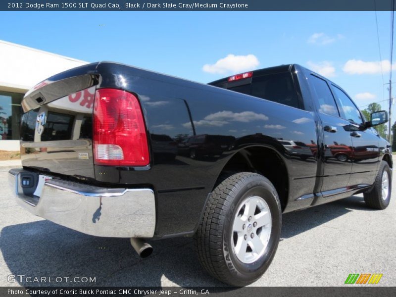 Black / Dark Slate Gray/Medium Graystone 2012 Dodge Ram 1500 SLT Quad Cab