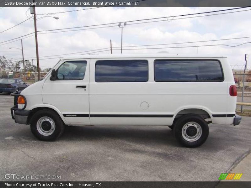 Bright White / Camel/Tan 1999 Dodge Ram Van 3500 Maxi Commercial