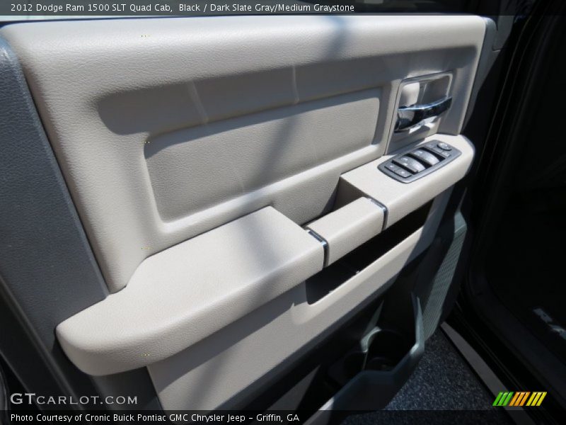 Black / Dark Slate Gray/Medium Graystone 2012 Dodge Ram 1500 SLT Quad Cab