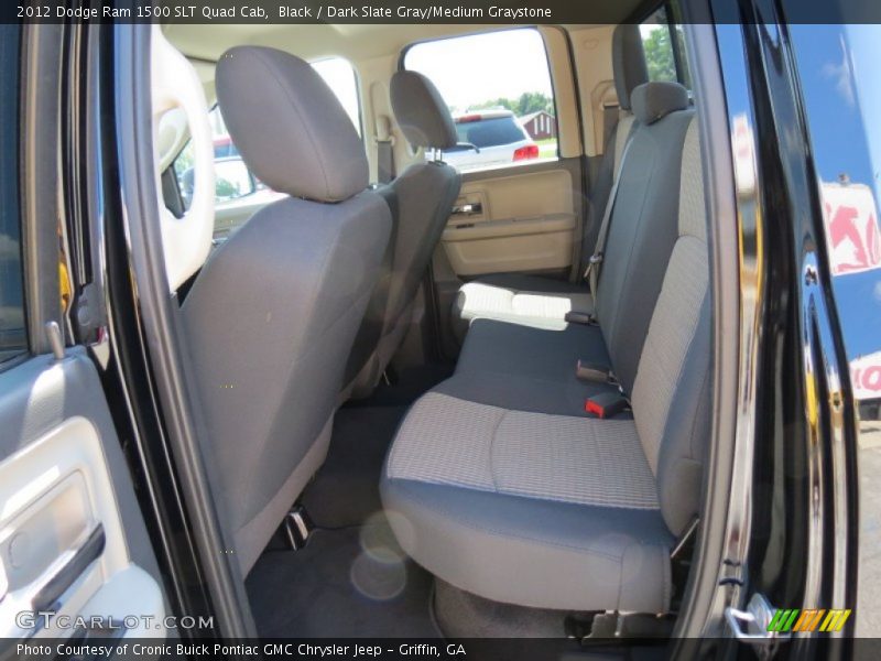 Black / Dark Slate Gray/Medium Graystone 2012 Dodge Ram 1500 SLT Quad Cab