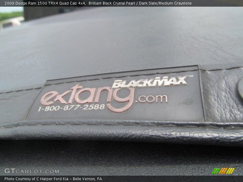 Brilliant Black Crystal Pearl / Dark Slate/Medium Graystone 2009 Dodge Ram 1500 TRX4 Quad Cab 4x4