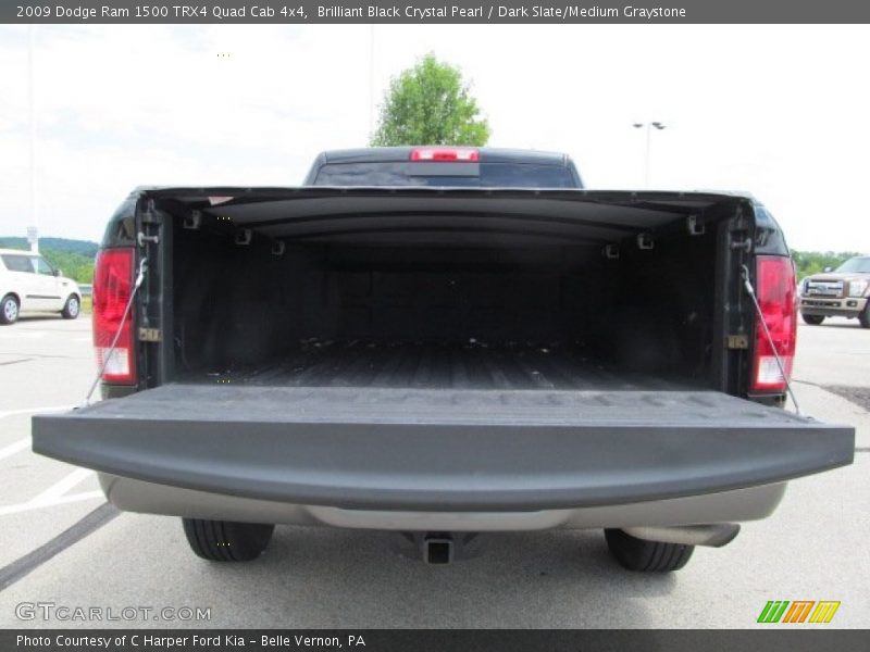 Brilliant Black Crystal Pearl / Dark Slate/Medium Graystone 2009 Dodge Ram 1500 TRX4 Quad Cab 4x4