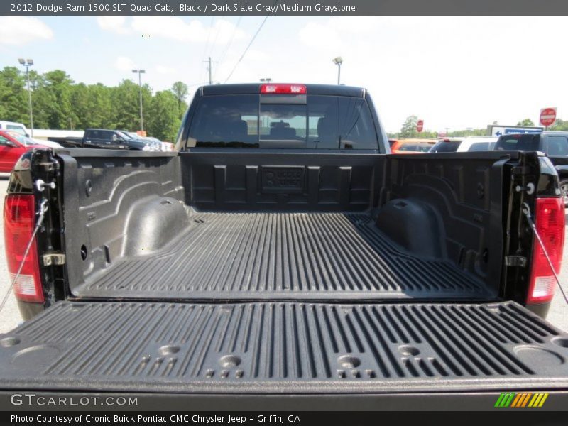Black / Dark Slate Gray/Medium Graystone 2012 Dodge Ram 1500 SLT Quad Cab
