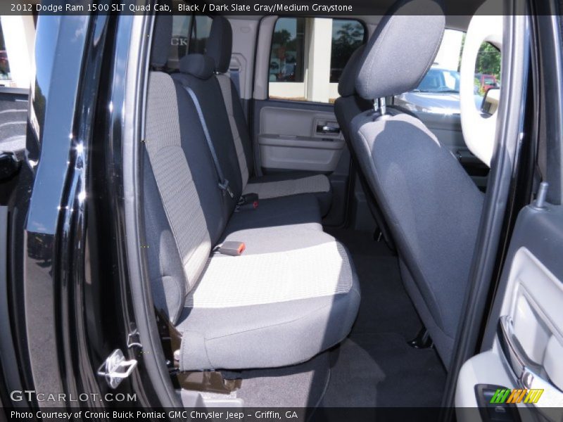 Black / Dark Slate Gray/Medium Graystone 2012 Dodge Ram 1500 SLT Quad Cab