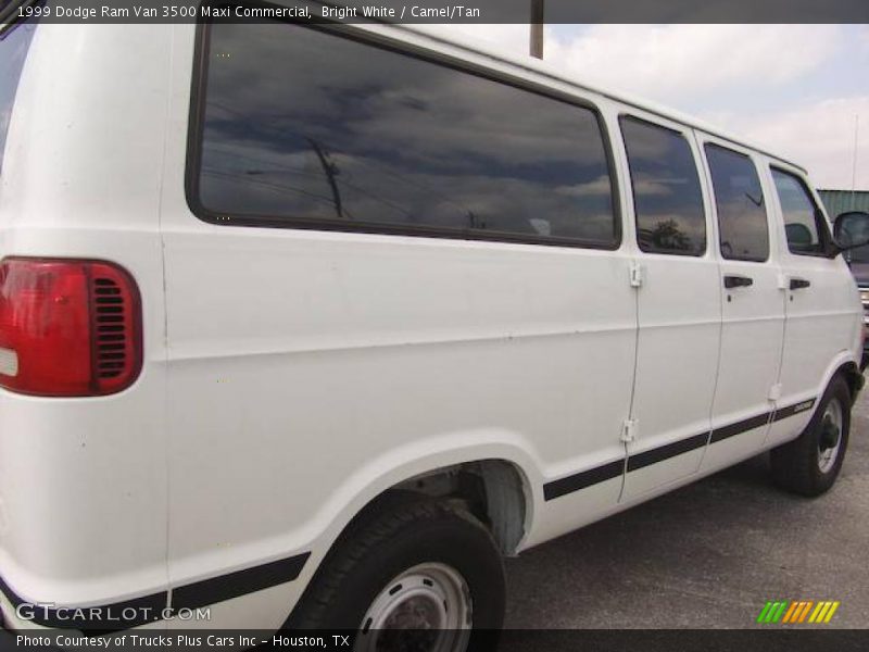 Bright White / Camel/Tan 1999 Dodge Ram Van 3500 Maxi Commercial