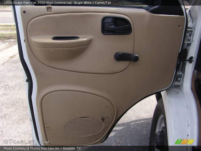 Bright White / Camel/Tan 1999 Dodge Ram Van 3500 Maxi Commercial