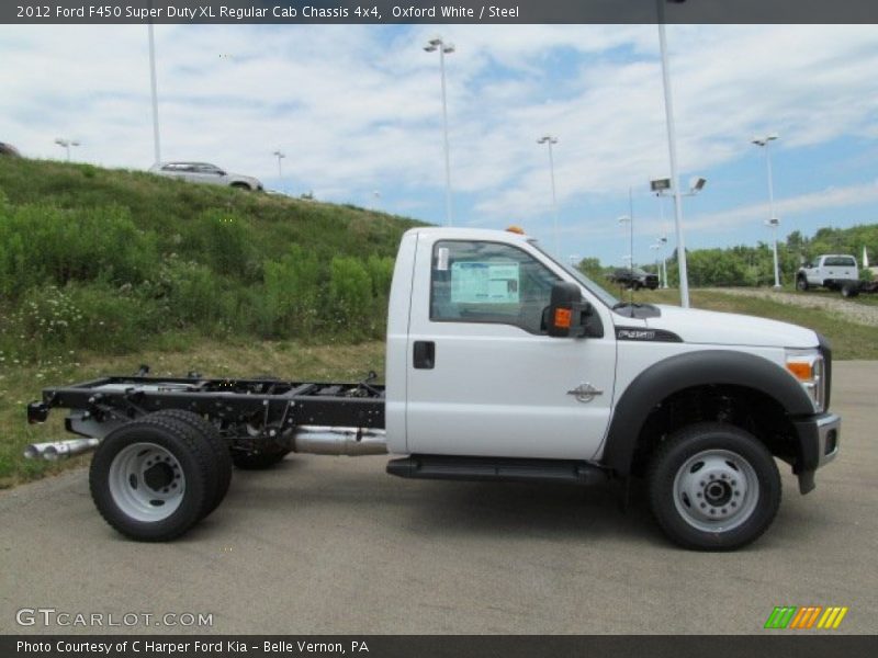  2012 F450 Super Duty XL Regular Cab Chassis 4x4 Oxford White