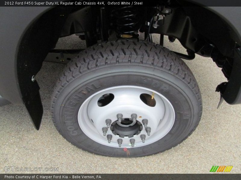  2012 F450 Super Duty XL Regular Cab Chassis 4x4 Wheel