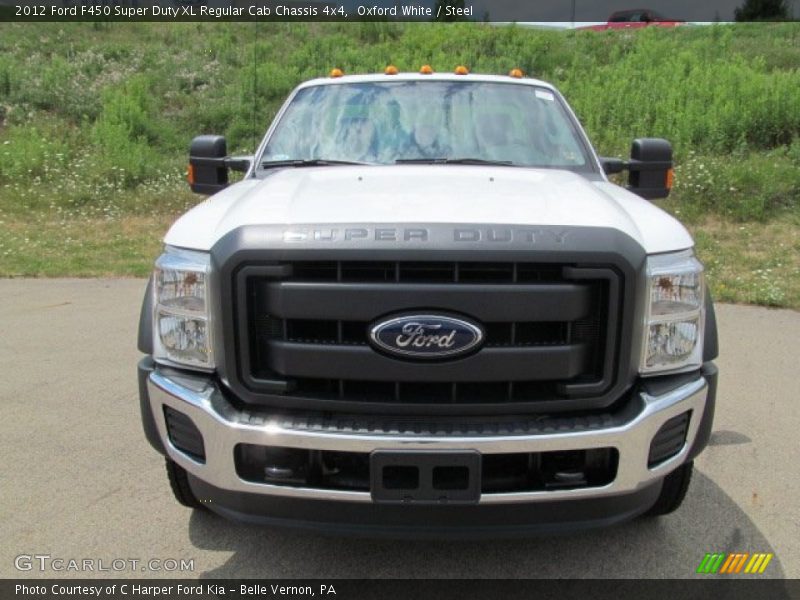 Oxford White / Steel 2012 Ford F450 Super Duty XL Regular Cab Chassis 4x4