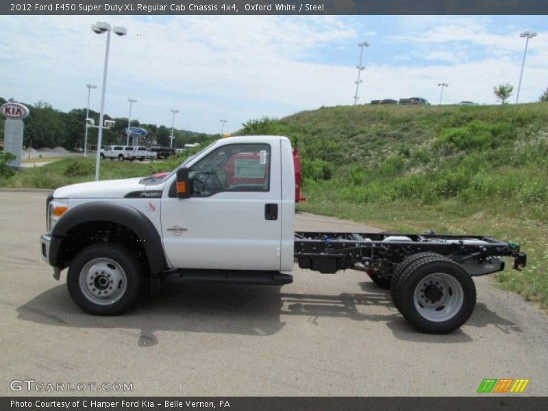  2012 F450 Super Duty XL Regular Cab Chassis 4x4 Oxford White