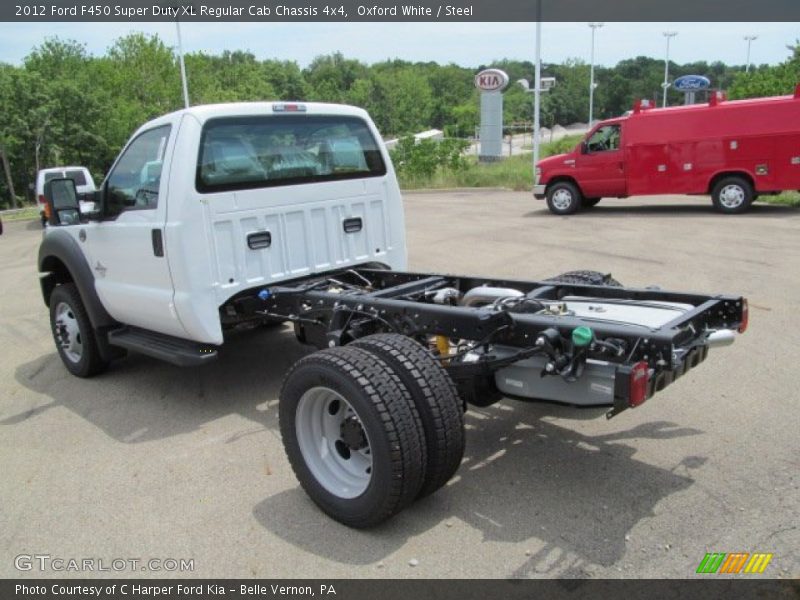 Oxford White / Steel 2012 Ford F450 Super Duty XL Regular Cab Chassis 4x4