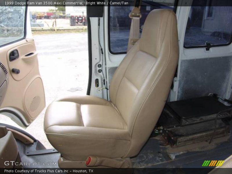 Bright White / Camel/Tan 1999 Dodge Ram Van 3500 Maxi Commercial