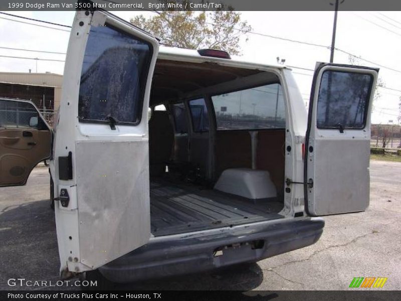 Bright White / Camel/Tan 1999 Dodge Ram Van 3500 Maxi Commercial