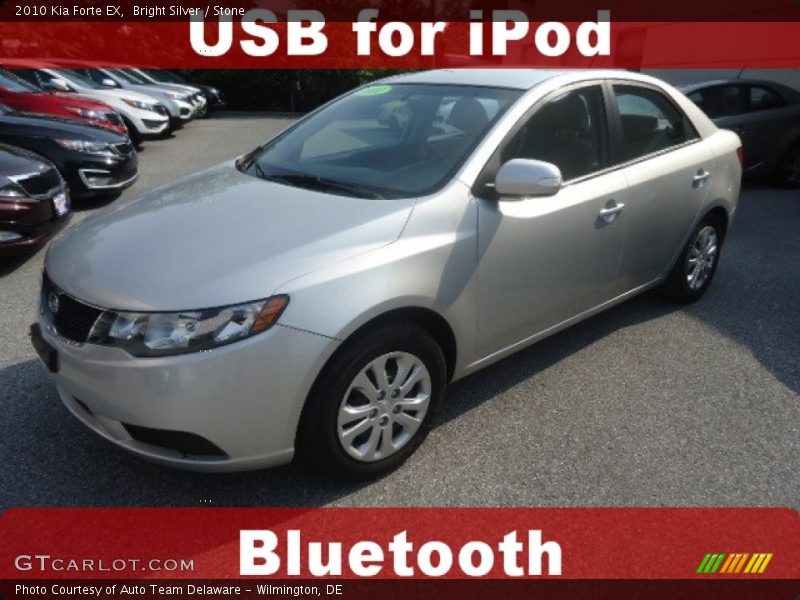 Bright Silver / Stone 2010 Kia Forte EX