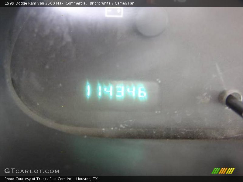 Bright White / Camel/Tan 1999 Dodge Ram Van 3500 Maxi Commercial