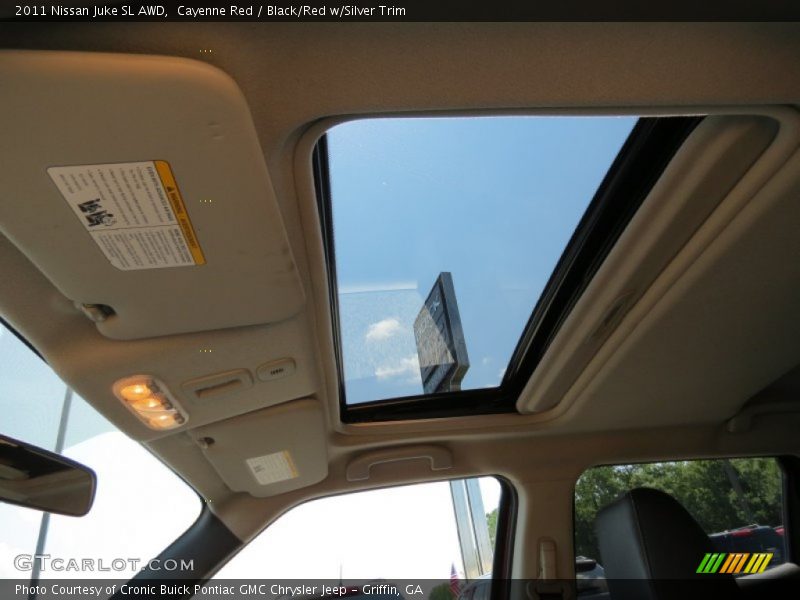 Cayenne Red / Black/Red w/Silver Trim 2011 Nissan Juke SL AWD