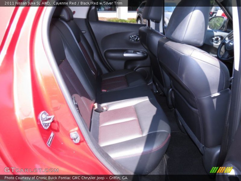 Cayenne Red / Black/Red w/Silver Trim 2011 Nissan Juke SL AWD