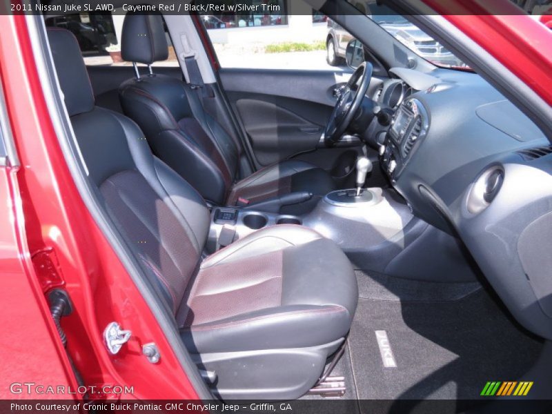 Cayenne Red / Black/Red w/Silver Trim 2011 Nissan Juke SL AWD