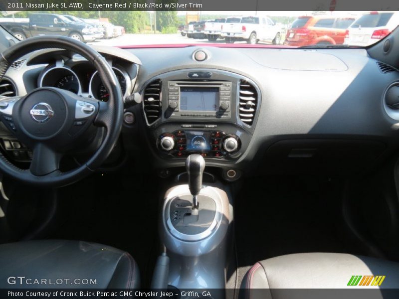 Cayenne Red / Black/Red w/Silver Trim 2011 Nissan Juke SL AWD