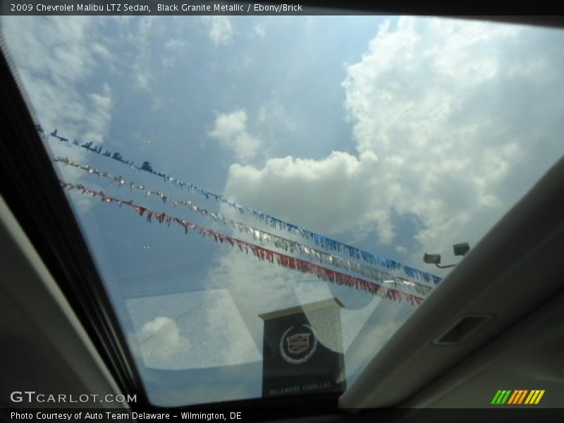 Black Granite Metallic / Ebony/Brick 2009 Chevrolet Malibu LTZ Sedan
