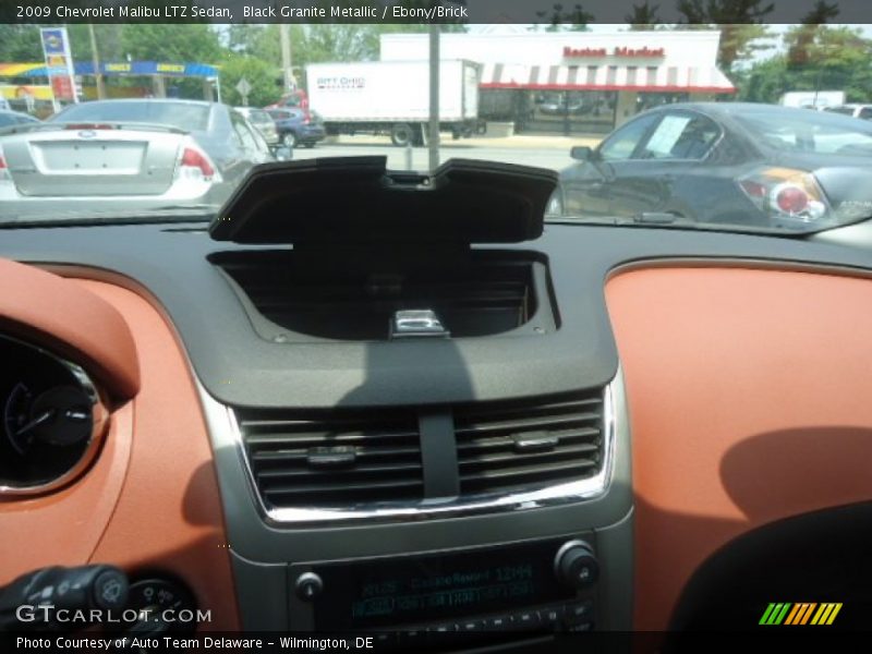 Black Granite Metallic / Ebony/Brick 2009 Chevrolet Malibu LTZ Sedan