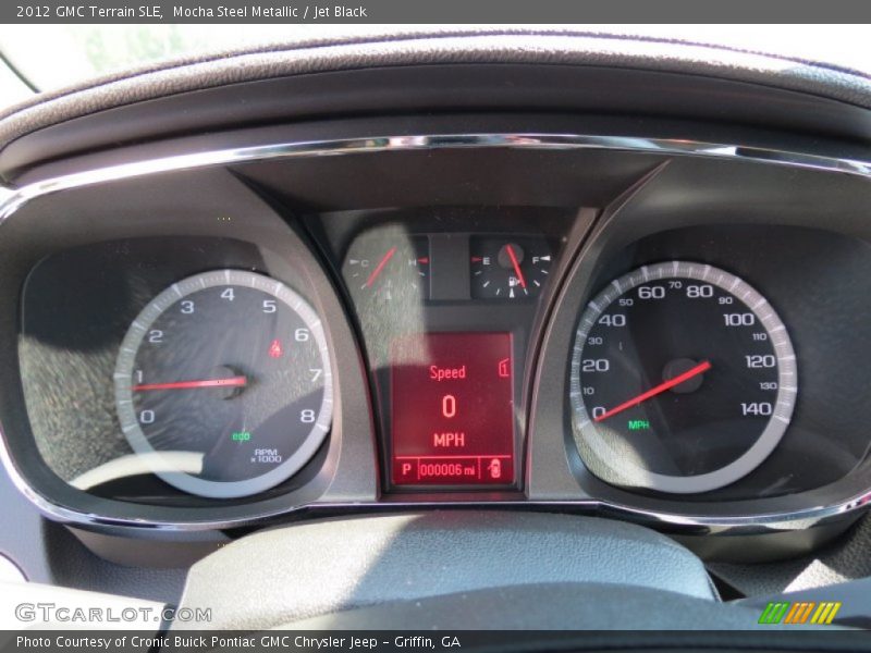 Mocha Steel Metallic / Jet Black 2012 GMC Terrain SLE