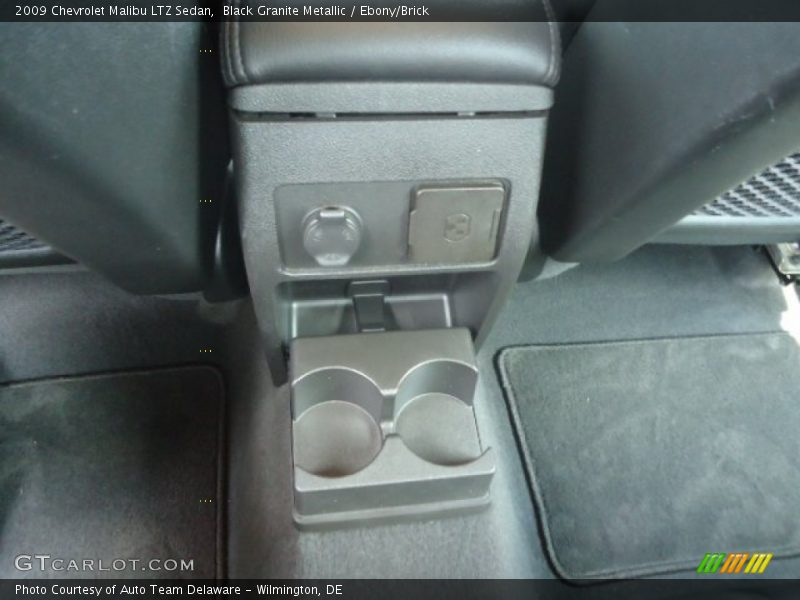Black Granite Metallic / Ebony/Brick 2009 Chevrolet Malibu LTZ Sedan