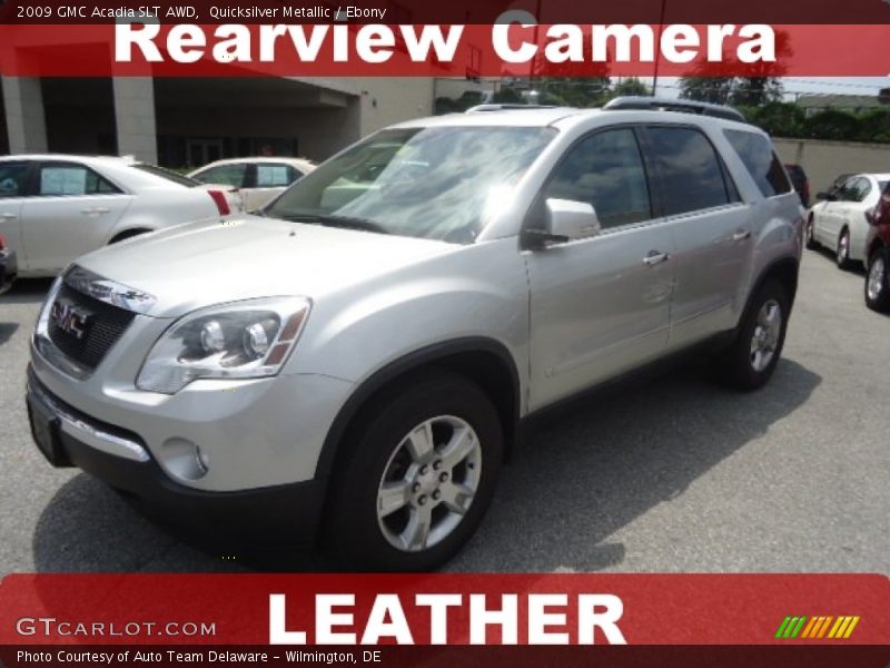 Quicksilver Metallic / Ebony 2009 GMC Acadia SLT AWD
