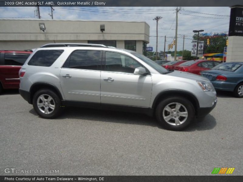 Quicksilver Metallic / Ebony 2009 GMC Acadia SLT AWD