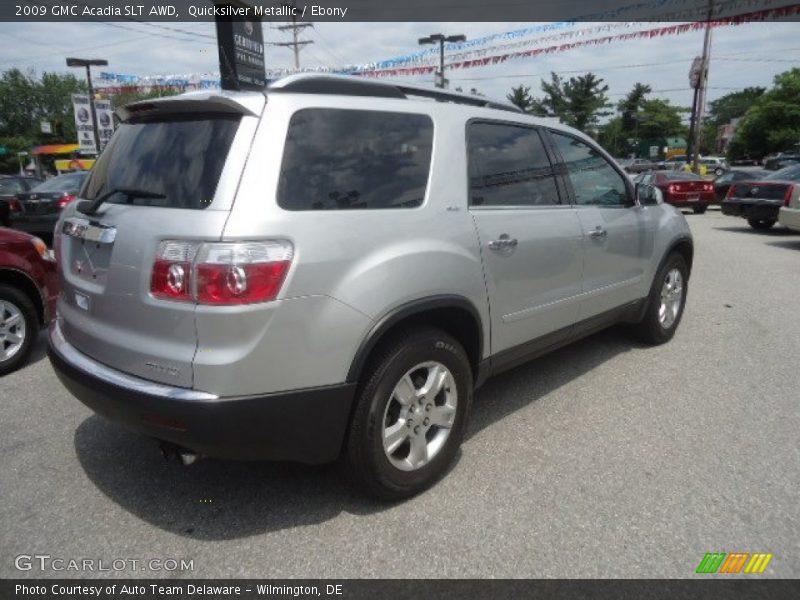 Quicksilver Metallic / Ebony 2009 GMC Acadia SLT AWD