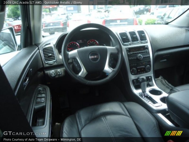 Quicksilver Metallic / Ebony 2009 GMC Acadia SLT AWD