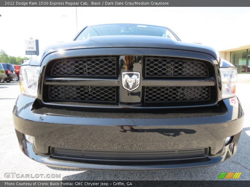 Black / Dark Slate Gray/Medium Graystone 2012 Dodge Ram 1500 Express Regular Cab