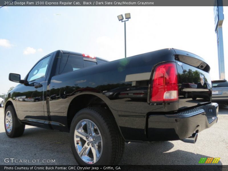 Black / Dark Slate Gray/Medium Graystone 2012 Dodge Ram 1500 Express Regular Cab