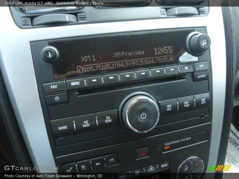 Quicksilver Metallic / Ebony 2009 GMC Acadia SLT AWD