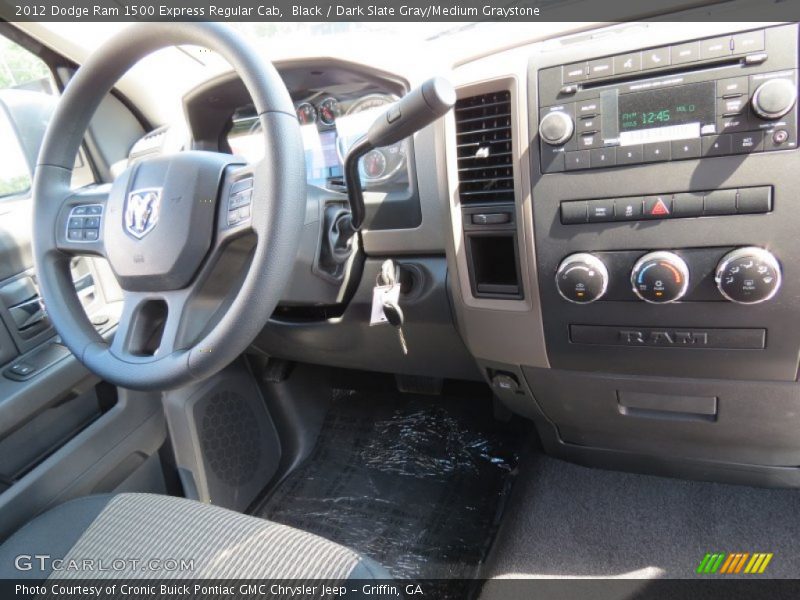 Black / Dark Slate Gray/Medium Graystone 2012 Dodge Ram 1500 Express Regular Cab