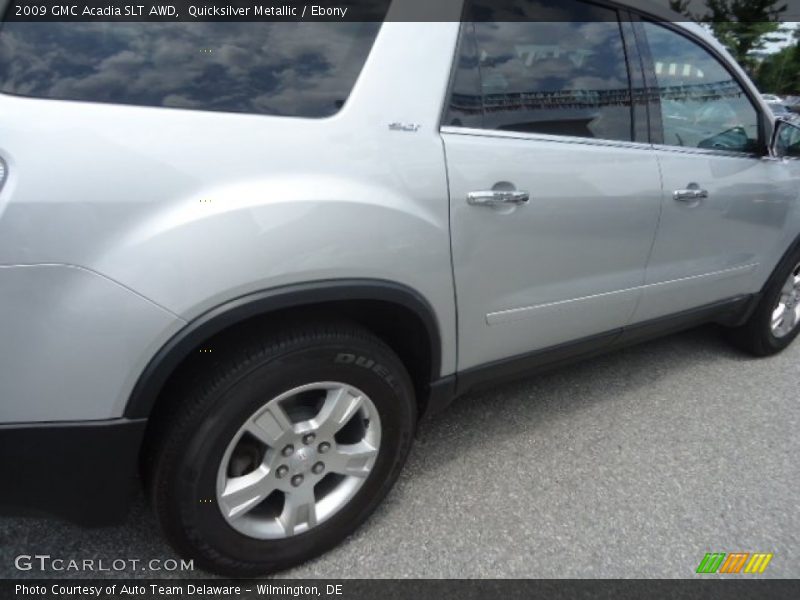 Quicksilver Metallic / Ebony 2009 GMC Acadia SLT AWD