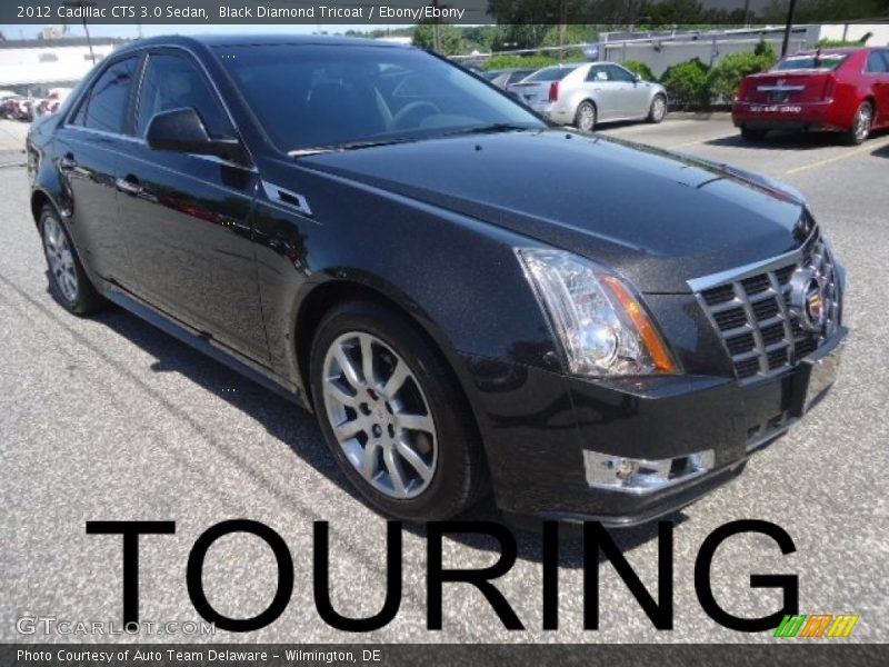 Black Diamond Tricoat / Ebony/Ebony 2012 Cadillac CTS 3.0 Sedan