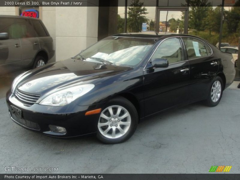 Blue Onyx Pearl / Ivory 2003 Lexus ES 300