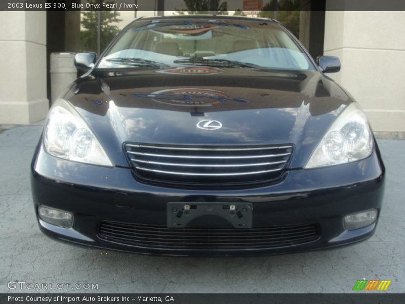 Blue Onyx Pearl / Ivory 2003 Lexus ES 300