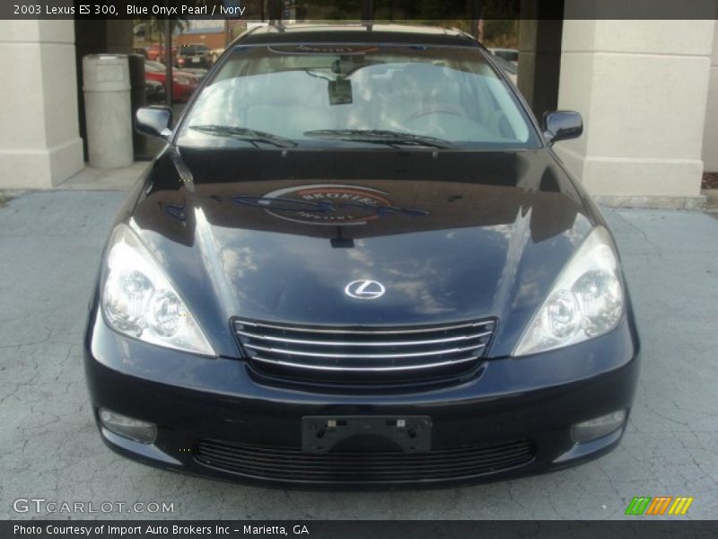 Blue Onyx Pearl / Ivory 2003 Lexus ES 300