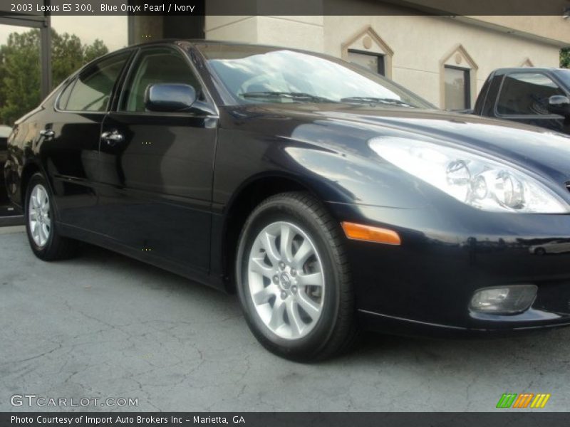 Blue Onyx Pearl / Ivory 2003 Lexus ES 300
