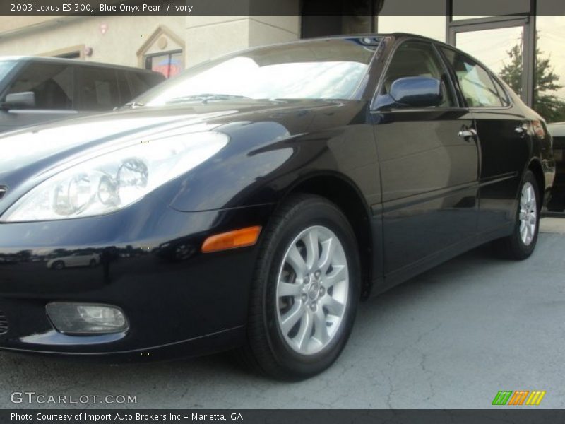 Blue Onyx Pearl / Ivory 2003 Lexus ES 300