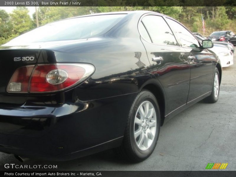 Blue Onyx Pearl / Ivory 2003 Lexus ES 300